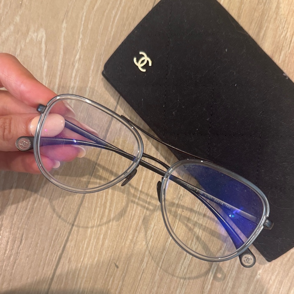 CHANEL blue light glasses